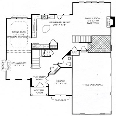 Adams First Floor Plan