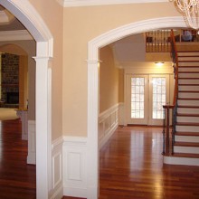 Custom home interior