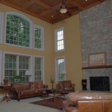 Custom home interior